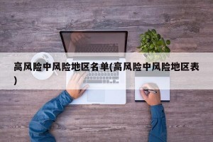 高风险中风险地区名单(高风险中风险地区表)